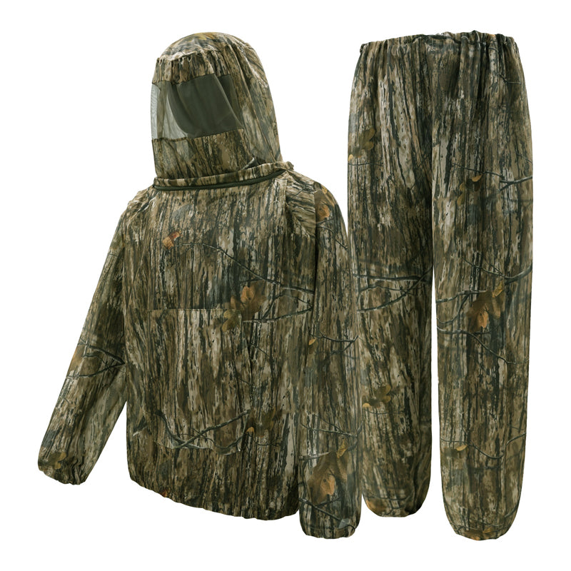 🦟 LIMITED-TIME 50% OFF! ✨ Lightweight Full-Coverage Mosquito Suit with Hood & Face Panel – Breathable, Camo, Bug-Proof 🪵