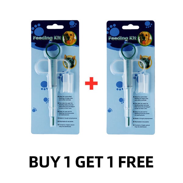 💉 2-in-1 Pet Medicine Feeder – For Pills & Liquid Medication 🐾