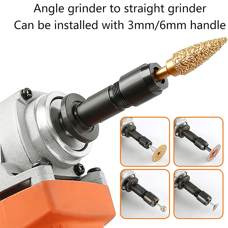 🔥Angle Grinder Conversion Accessoriest - Fits 100mm/4" Grinders (M10x1.5 Thread)