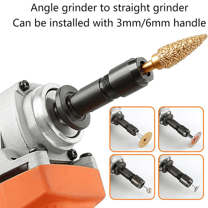 🔥Angle Grinder Conversion Accessoriest - Fits 100mm/4" Grinders (M10x1.5 Thread)