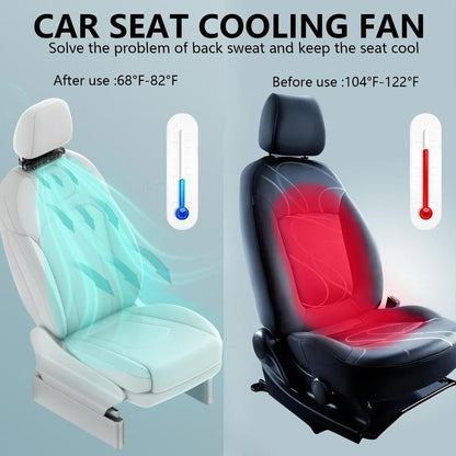 Car Headrest Cooling Fan with 3 Speeds
