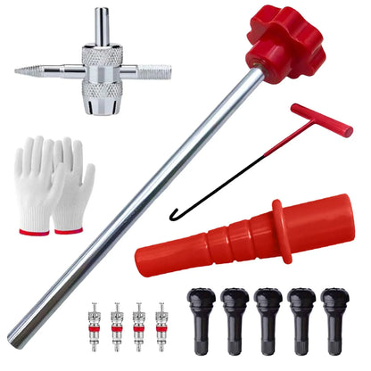 13-Piece Set Quick Change Tire Valve Tool Kit