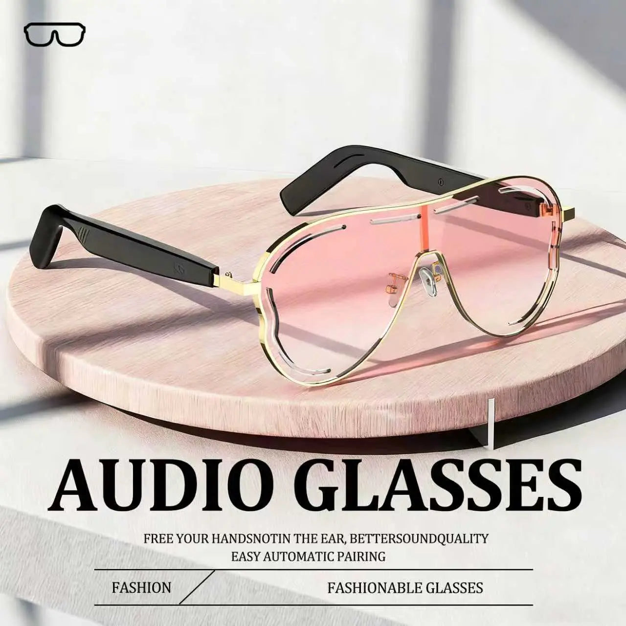 Smart Audio Glasses with Bluetooth 5.4