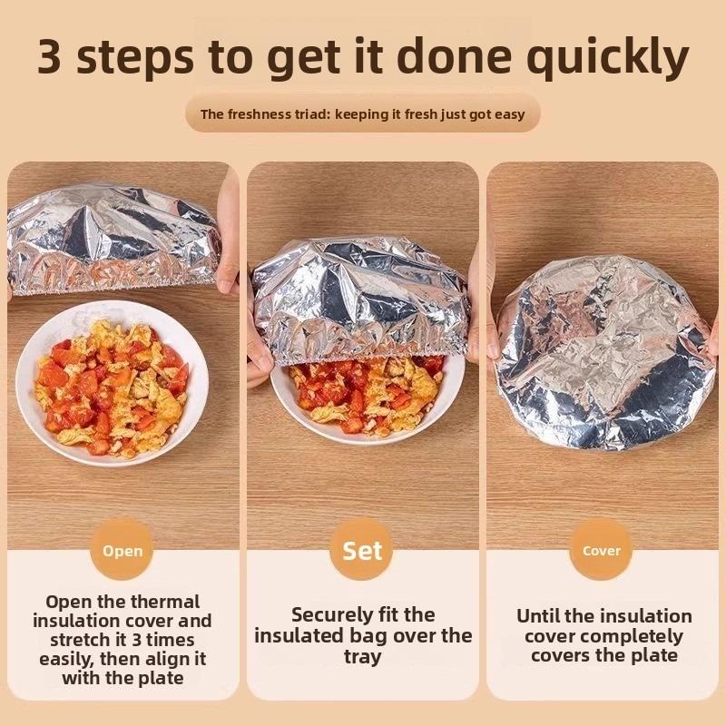 Universal Disposable Thermal Cover for Food