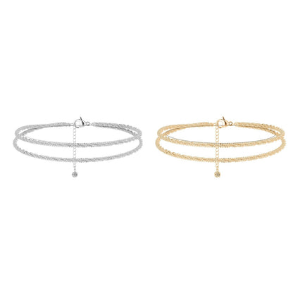 🥰Dainty Layered Waterproof Anklet For Women