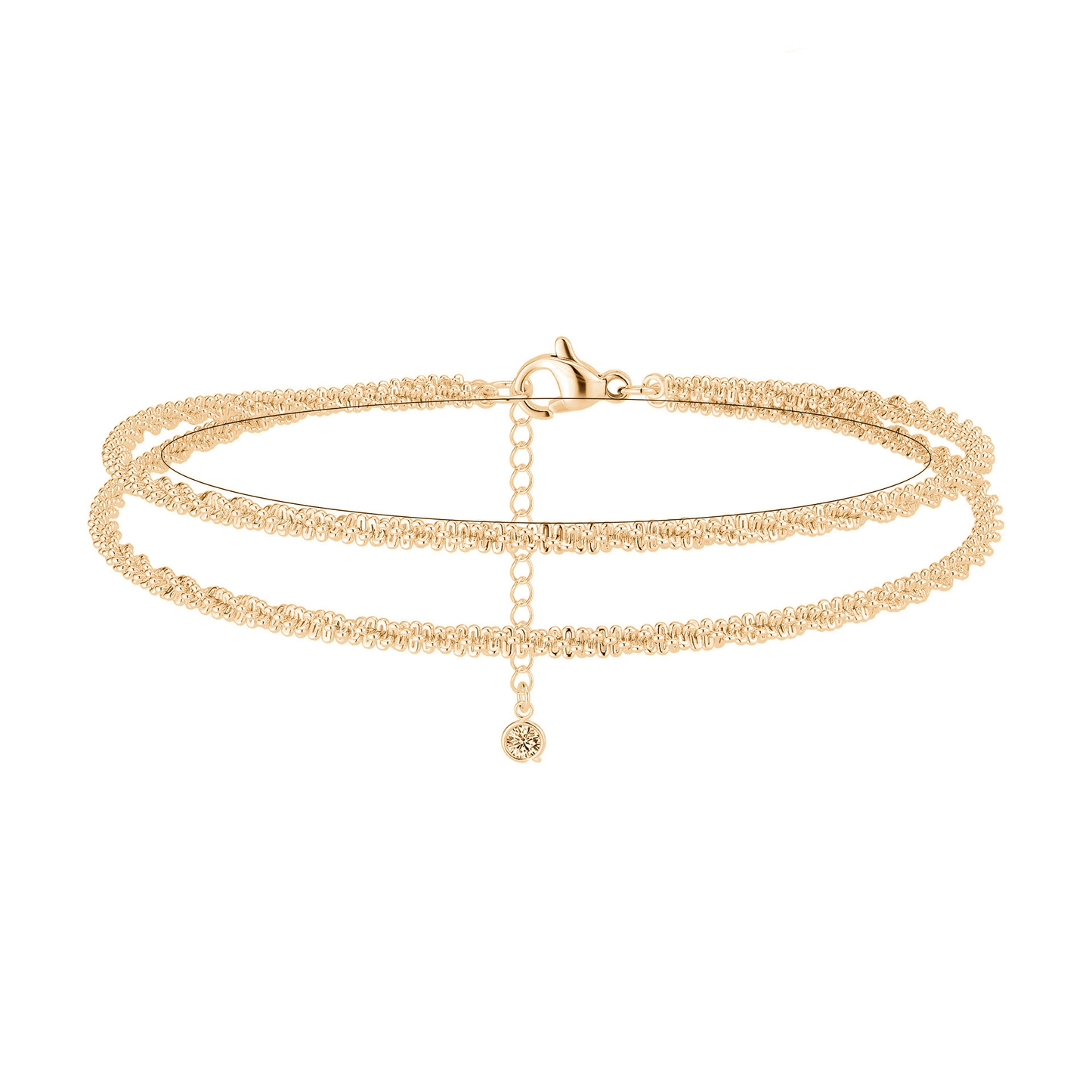 🥰Dainty Layered Waterproof Anklet For Women