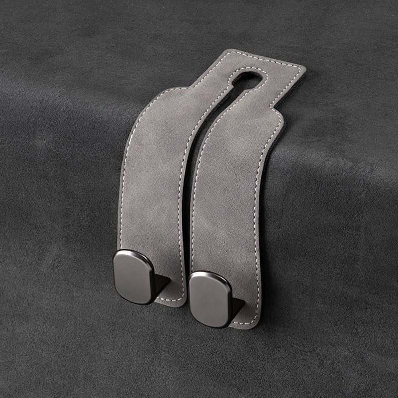 🔥🚗Car Seat Back Alcantara Storage Hook - 💥Double Hook Holder for Convenient Storage