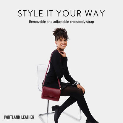 👜 Premium Leather Crossbody Bag – Minimalist Style, Everyday Essential