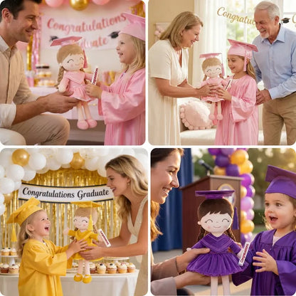 🎓 Class of 2026 Graduation Doll – 14” Soft Plush Keepsake Gift with Gift Bag