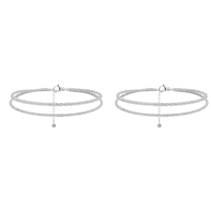 🥰Dainty Layered Waterproof Anklet For Women