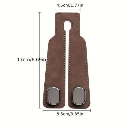 🔥🚗Car Seat Back Alcantara Storage Hook - 💥Double Hook Holder for Convenient Storage