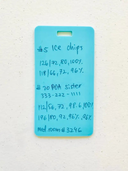 🩺Erasable Badge Note | Dual-Side Writable, Fade-Proof & No Blur (🖊Write. Wipe. Repeat.)