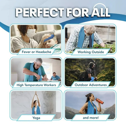 🎁 Buy one, Get one free🔥🔥 Absorbent cooling towel, can be used anytime, anywhere!