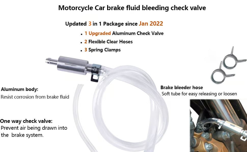 Father's Day Sale 49% OFF - 💥Brake Bleeder Hose One Way Check Valve