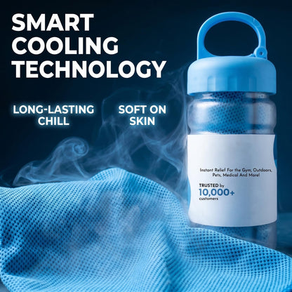 🎁 Buy one, Get one free🔥🔥 Absorbent cooling towel, can be used anytime, anywhere!