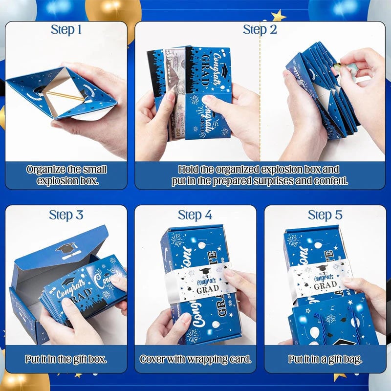 Bouncy Envelope Box Graduation Gift Box