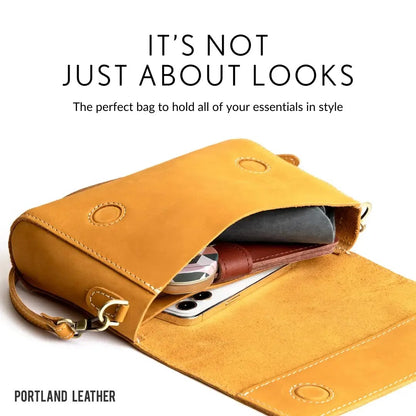 👜 Premium Leather Crossbody Bag – Minimalist Style, Everyday Essential
