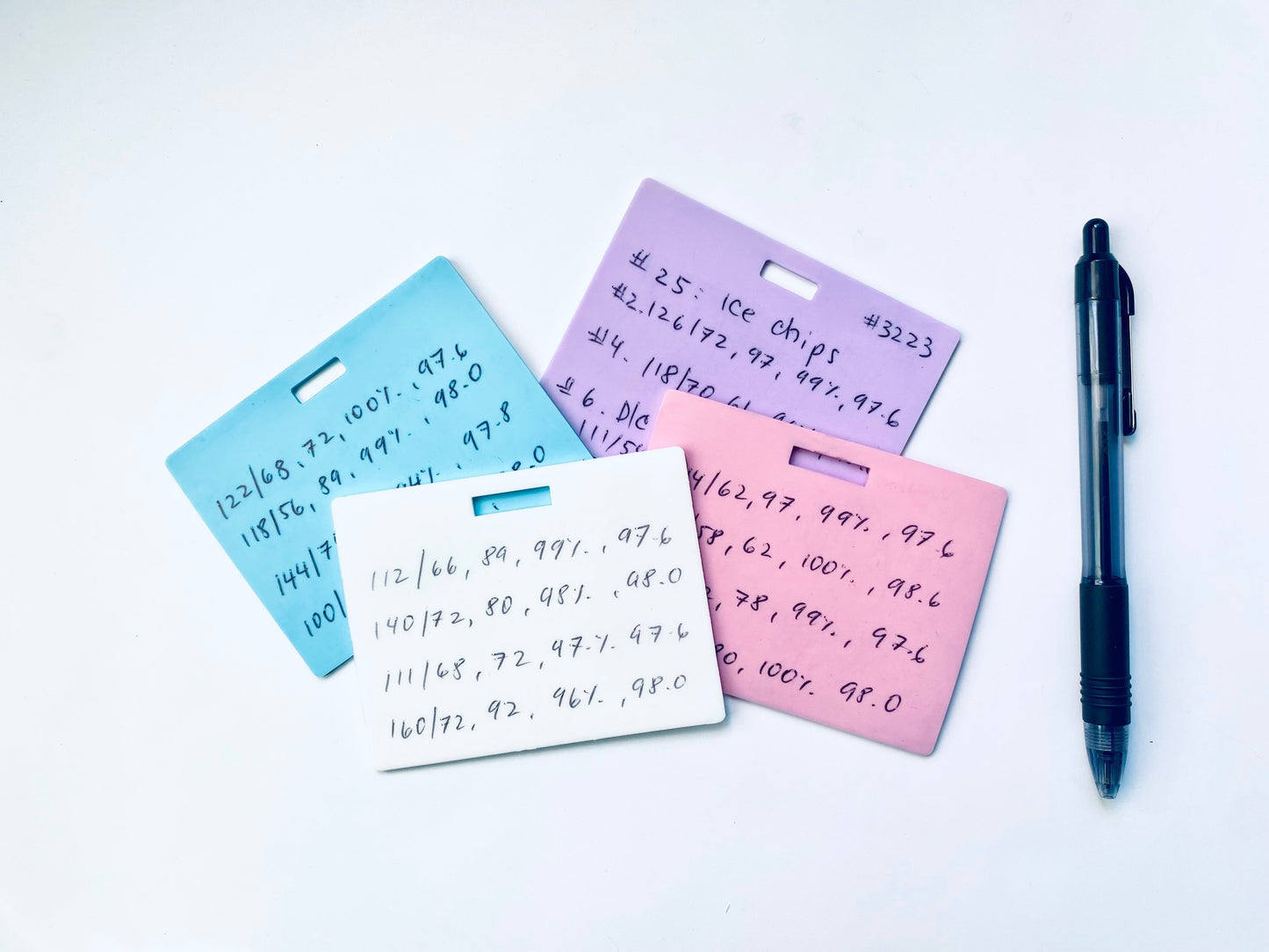 🩺Erasable Badge Note | Dual-Side Writable, Fade-Proof & No Blur (🖊Write. Wipe. Repeat.)