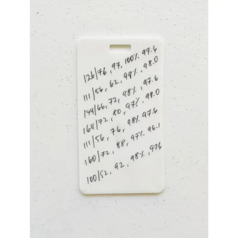 🩺Erasable Badge Note | Dual-Side Writable, Fade-Proof & No Blur (🖊Write. Wipe. Repeat.)