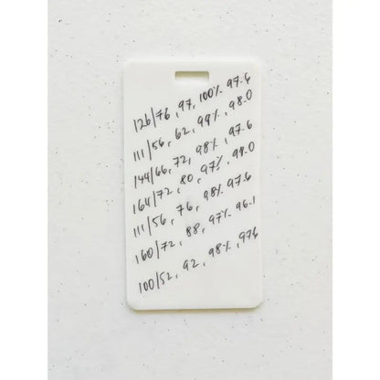 🩺Erasable Badge Note | Dual-Side Writable, Fade-Proof & No Blur (🖊Write. Wipe. Repeat.)
