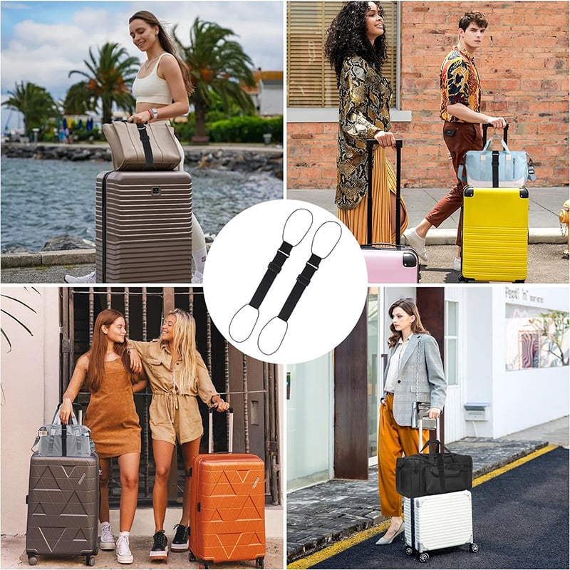 💥Multi Use Strong Adjustable Luggage Connector Straps