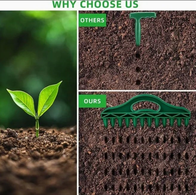 🌱 Transform Your Garden - ✨Professional Garden Dibber – Effortless Seed Planting Tool