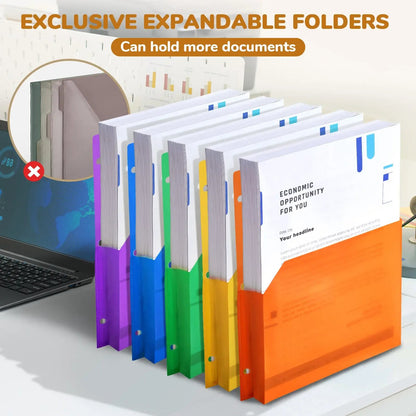 🔥Last Day 49% OFF - 📄✨PU Leather Clipboard with Storage – 3-Ring Binder, Magnetic Clip, Removable Notepad & Expanding File