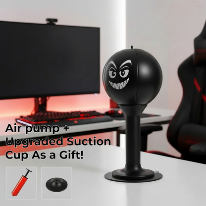 Desk Punching Bag Desktop Toy with Strong Suction Cup