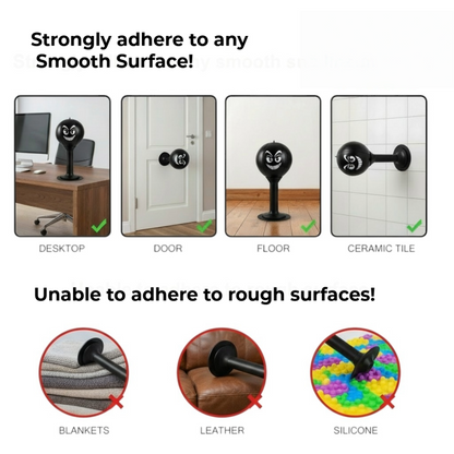 Desk Punching Bag Desktop Toy with Strong Suction Cup