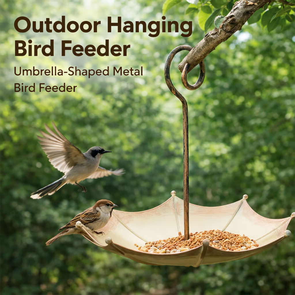 🐦Mini Umbrella Bird Feeder — Whimsical Garden Charm