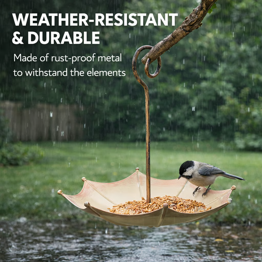 🐦Mini Umbrella Bird Feeder — Whimsical Garden Charm