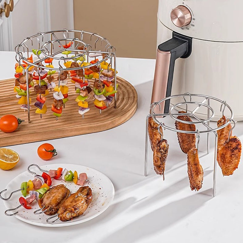 Free anti-scald gloves for a limited time🥩Air Fryer Vertical Kebab Grill + Free Heat Resistant Gloves 🍤