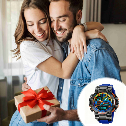 Multifunctional LED Digital Watch – Rugged & Smart ⌚