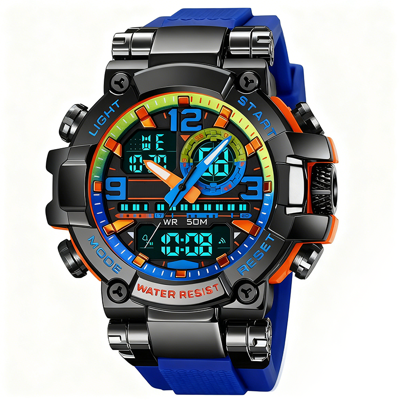 Multifunctional LED Digital Watch – Rugged & Smart ⌚