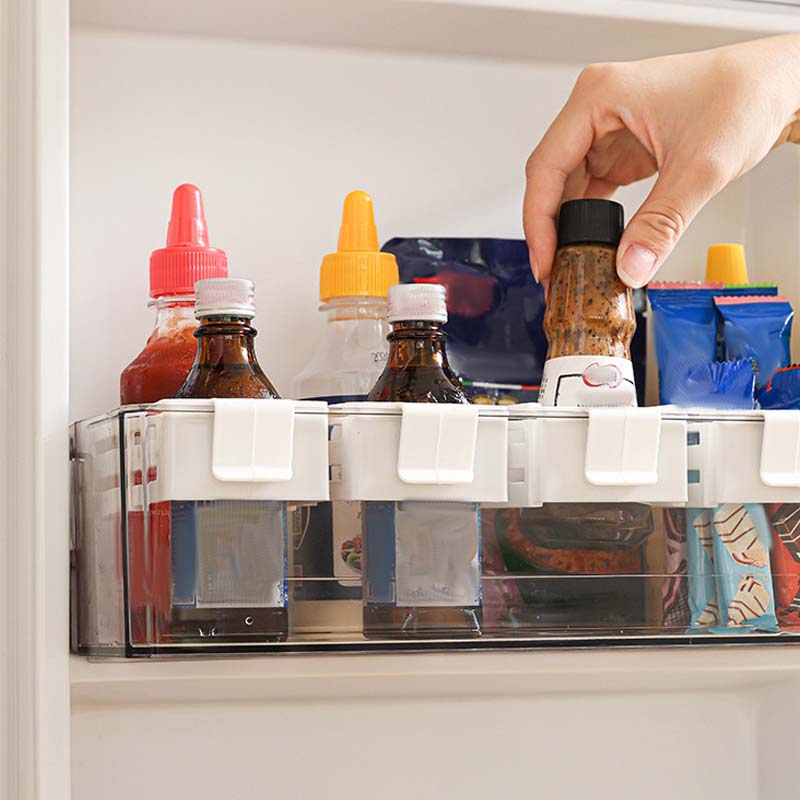 🔥Hot Sale✨Adjustable Fridge Organizer Divider