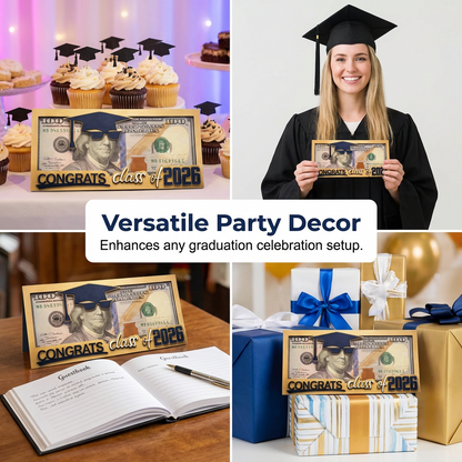 Creative Wooden Graduation Money Holder