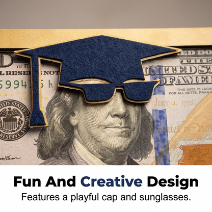 Creative Wooden Graduation Money Holder