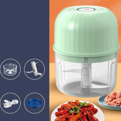 🔥HOT SALE 48% OFF🧑‍🍳Cordless Multifunctional Mini Electric Food Processor, Wireless Portable Kitchen Chopper for Minced Meat, Garlic & Baby Puree, Fast Food Prep Kitchen Helper