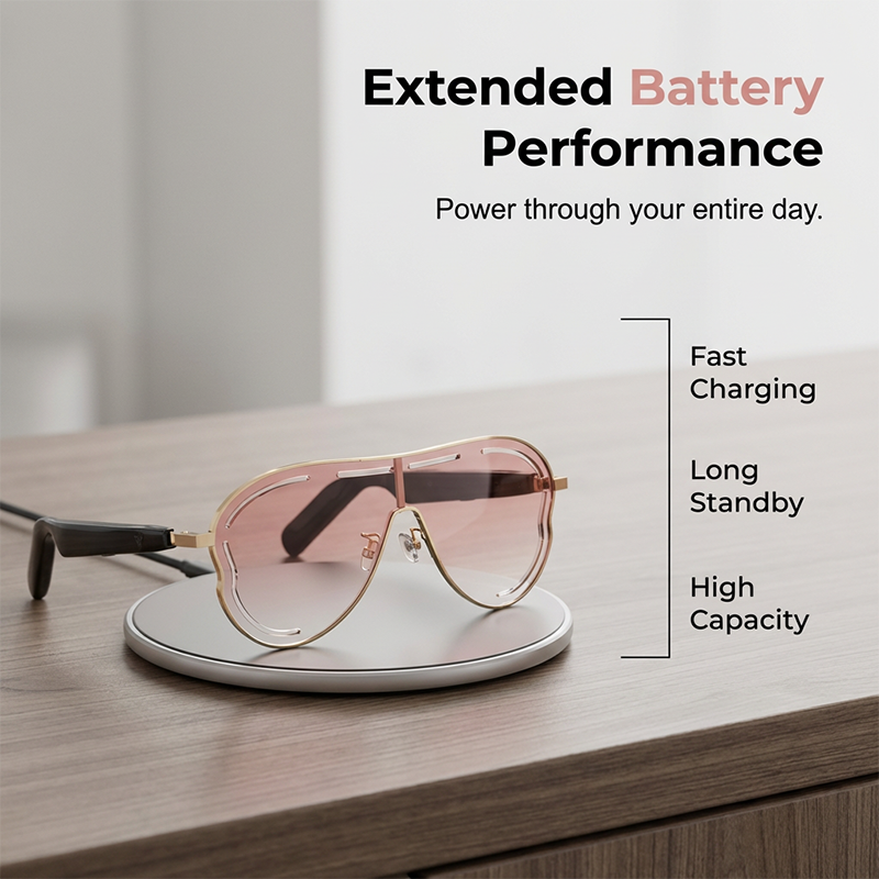 Smart Audio Glasses with Bluetooth 5.4