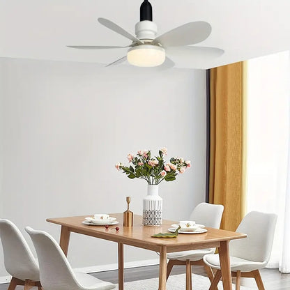 🔥2-IN-1 PORTABLE CEILING FAN & LIGHT with Remote Control