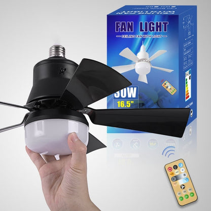 🔥2-IN-1 PORTABLE CEILING FAN & LIGHT with Remote Control