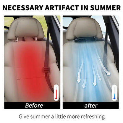 Car Headrest Cooling Fan with 3 Speeds