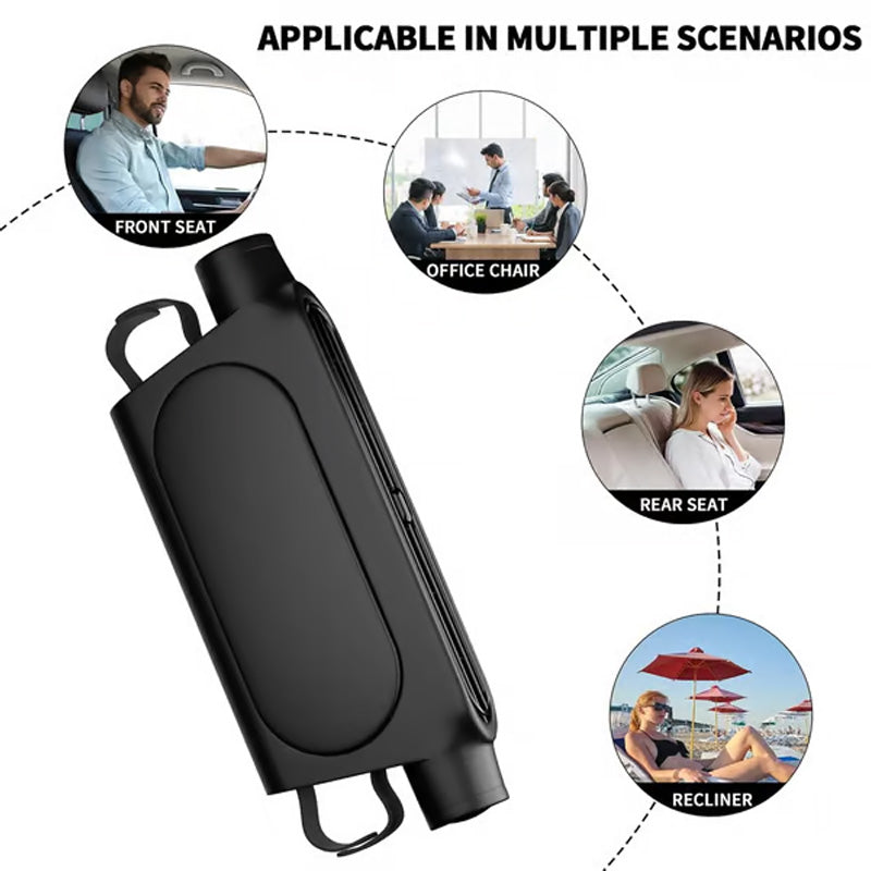 Car Headrest Cooling Fan with 3 Speeds