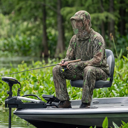 🦟 LIMITED-TIME 50% OFF! ✨ Lightweight Full-Coverage Mosquito Suit with Hood & Face Panel – Breathable, Camo, Bug-Proof 🪵