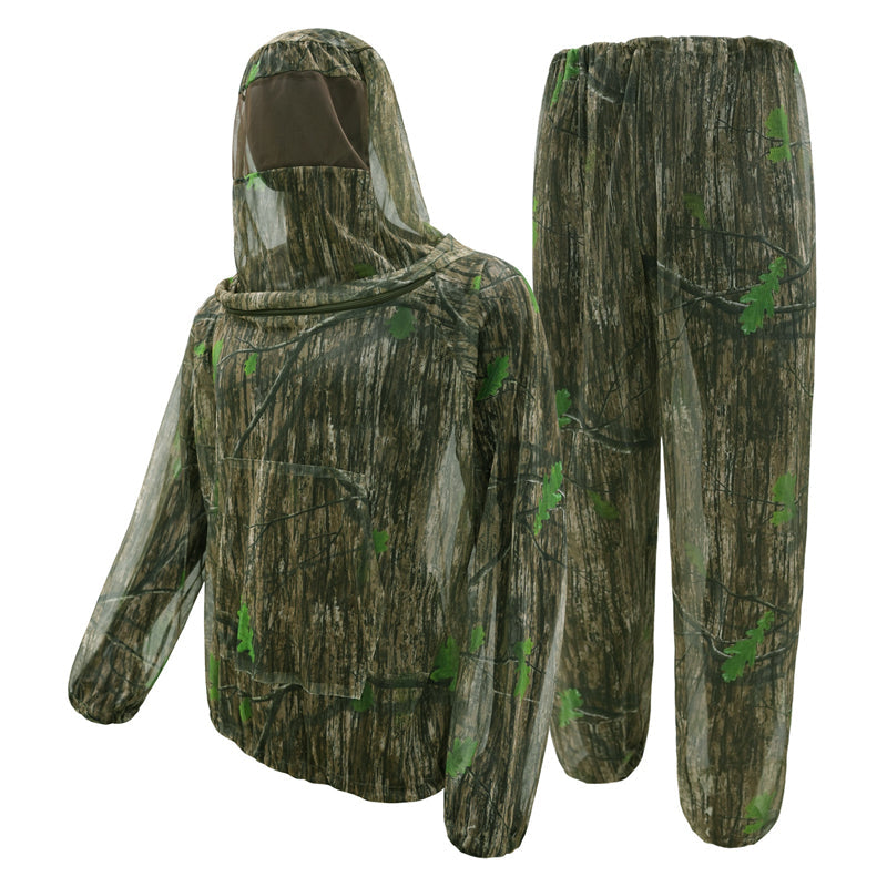 🦟 LIMITED-TIME 50% OFF! ✨ Lightweight Full-Coverage Mosquito Suit with Hood & Face Panel – Breathable, Camo, Bug-Proof 🪵