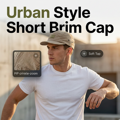 “You are what you do, not what you say you will do” Malleable Brim 5-Panel Streetwear Cap