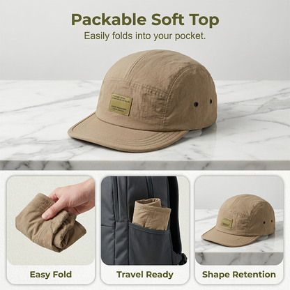 “You are what you do, not what you say you will do” Malleable Brim 5-Panel Streetwear Cap