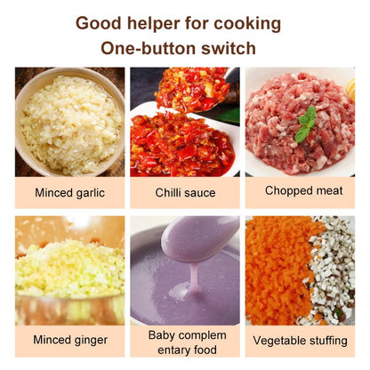 🔥HOT SALE 48% OFF🧑‍🍳Cordless Multifunctional Mini Electric Food Processor, Wireless Portable Kitchen Chopper for Minced Meat, Garlic & Baby Puree, Fast Food Prep Kitchen Helper
