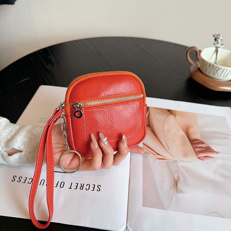 Minimalist Mini Coin Purse with Wrist Strap