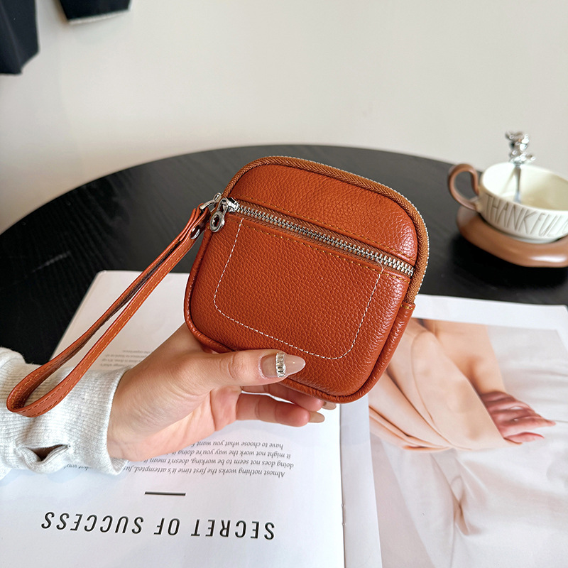 Minimalist Mini Coin Purse with Wrist Strap